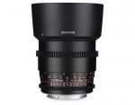 Samyang 85mm T1.5 VDSLR II Objektiv für Nikon Vorderansicht