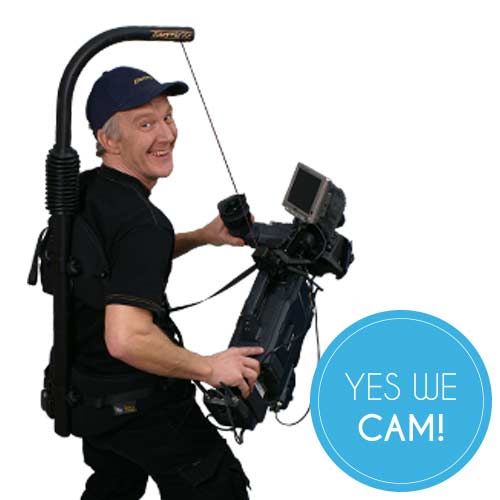 Easyrig 3 mit Gimbal-Weste über beide Schultern