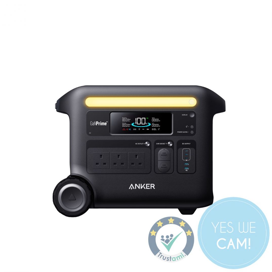 ANKER F2600, 2560Wh, 3*2400W, GaN-Technologie Powerstation Tragbare Powerstation