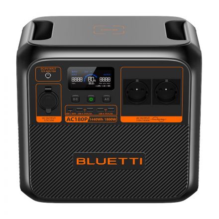 BLUETTI AC180P Tragbare Powerstation 1800W 1440Wh - 0% MwSt. (gem. § 12 Abs. 3 UStG)* DEMO