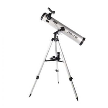 Byomic Einsteiger Spiegelteleskop 76/700 mit Koffer Teleskop 