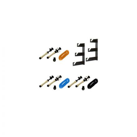 Walimex 3-fach Hintergrund Wandmontageset, 3er Set