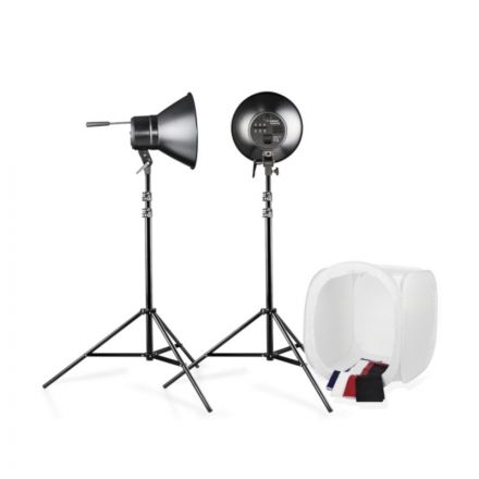 Walimex Studioset Daylight 600/600 mit Lichtwürfel