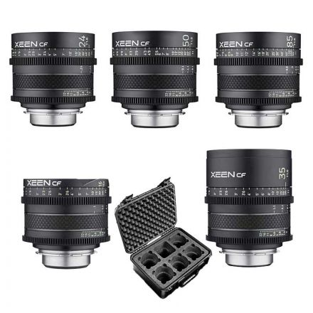XEEN CF Komplett-Set 5x Canon EF mit Koffer