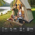 Oberseite der Anker Solix C1000X GEN 2 mit integrierten Tragegriffen und robuster Gehäusestruktur
