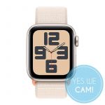 Apple Watch SE Aluminium Cellular 40mm Polarstern (Sport Loop polarstern) Uhr