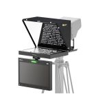 Detailansicht des 19" Full-HD Displays des Aura NDI-Teleprompters