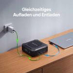 BLUETTI X20 Power Bank beim gleichzeitigen Laden und Entladen eines Laptops