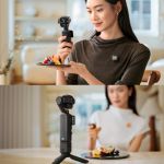 DJI Osmo Pocket 4P Vlog-Aufnahme mit Fill Light und Mikrofon