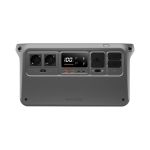 Bedienfeld der DJI Power 1000 EU mit Display, AC-Steckdosen und USB-C-Anschlüssen
