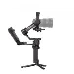 Seitenansicht des DJI RS 5 Gimbals mit montierter spiegelloser Kamera