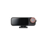 DJI Mic 3 Receiver mit DJI Mic 3 Sender in Ladeschale für mobiles Recording-Setup
