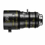 DZOFILM Arles Zoom 25–75mm T2.6 Full-Frame-Cine-Zoomobjektiv mit PL-Mount in der Seitenansicht
