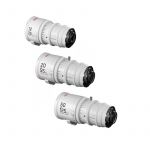 DZOFILM Pictor Zoom 3-Lens Kit 12-25/50-125/20-55 T2.8 White Bundle