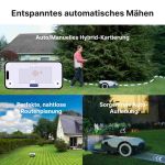 ANTHBOT Genie 1000 waehrend der KI-gestützten Kartierung im Garten