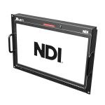 Ikan Aura 19" PoE++ NDI Teleprompter Gesamtansicht des NDI-Teleprompters mit Monitor