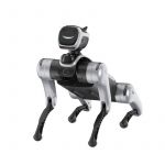 Magicdog Pro Roboterhund mit LED-Gesicht von unten nach oben fotografiert

