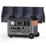 Oscal PowerMax 3600SE Powerstation mit Solarladung für autarke Energie im Garten, beim Camping und unterwegs