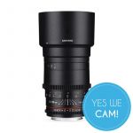 Samyang 35mm T1.5 VDSLR II Objektiv für Canon EF Vorderansicht