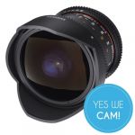 Samyang MF 8mm F3.8 Fisheye II Video APS-C Canon EF Weitwinkel