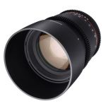 Samyang 85mm T1.5 VDSLR II Objektiv für Nikon Seitlich