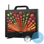 SmallHD OLED 16 4K OLED Produktionsmonitor in Frontansicht mit aktivem Display für DIT, Kamera und Regie