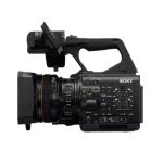 Sony PXW-Z300 zeigt Menüanzeige auf dem 3,5-Zoll-LCD während des Betriebs 