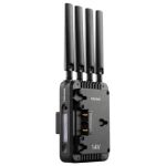 Teradek Prism Mobile 5G Encoder mit V-Mount und 5G-Antennen