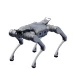 Vierbeiniger Industrieroboter Unitree A2 Standard Quadruped Robot Dog für Inspektion, Forschung und autonome Robotik Anwendungen in Industrie und Outdoor-Umgebungen.