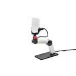 Yellowtec m!ka Table Stand - Aluminium - mit OnAir Anzeige - offene Kabelenden mic