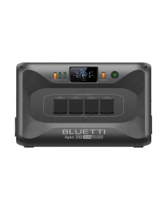 Bluetti Apex 300 Seitenansicht mit Tragegriffen und kompaktem Design
