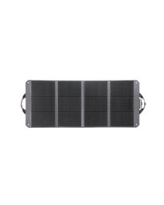 Aufgeklapptes DJI 120 W-Solarpanel von Zignes für mobiles Laden unterwegs