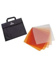 Litepanels Astra 1x1 - 5-Teiliges CTO Gel-Filter Set
