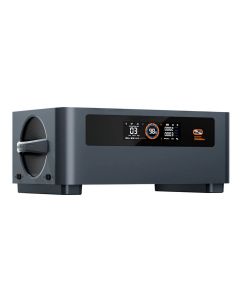 OSCAL BP2400 PRO Batterieerweiterung in seitlicher Frontansicht