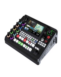 RGBlink Mini Edge SDI Rückansicht, zeigt HDMI-, SDI-, USB- und Audio-Anschlüsse