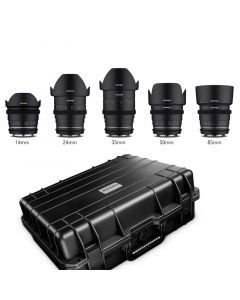Samyang MF 14/24/35/50/85 MK2 VDSLR Koffer Can. EF Cine-Objektive