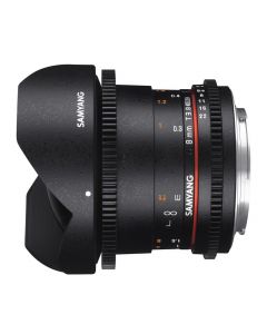Samyang 8mm T3.1 VDSLR Fisheye II Objektiv für MFT Profil