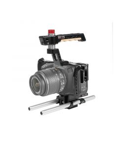 SHAPE Blackmagic Pocket Cinema 4K / 6K Cage with 15mm Rod System Grip