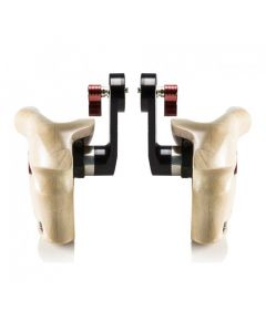 SHAPE Double Wooden Handle Grip ARRI Rosette - W-HAND14