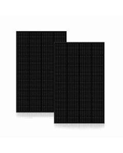 Sunshare Ray Black 200W Solarmodul in frontaler Ansicht mit schwarzer Zelloberfläche