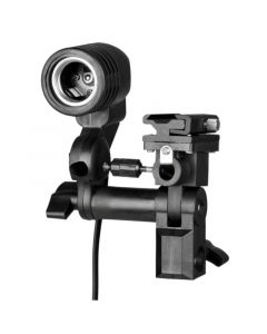 Walimex Pro Lampenhalterung E27 + Blitzschuh Halterung
