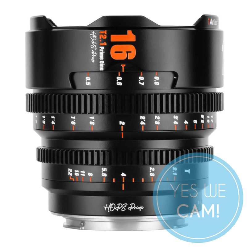 7Artisans Hope 16mm T2.1 schwarz f. MFT S35 Festbrennweite