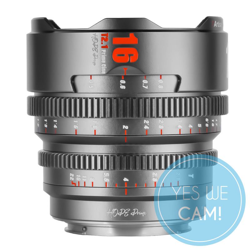 7Artisans Hope 16mm T2.1 titangrau f.CanonRF S35 Filmemacher