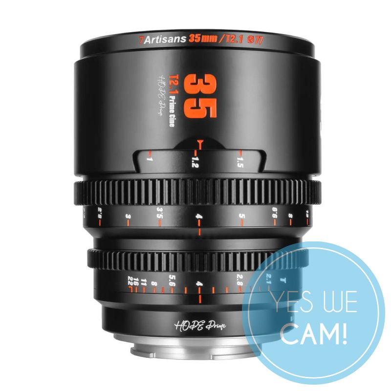 7Artisans Hope 35mm T2.1 schwarz f. Sony E S35 Weitwinkelobjektiv