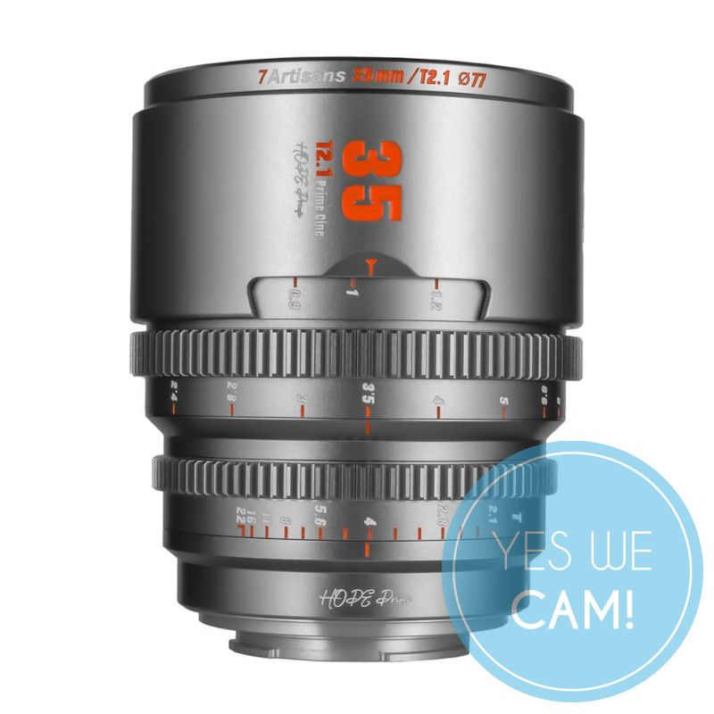 7Artisans Hope 35mm T2.1 titangrau f. MFT S35 Weitwinkelobjektiv
