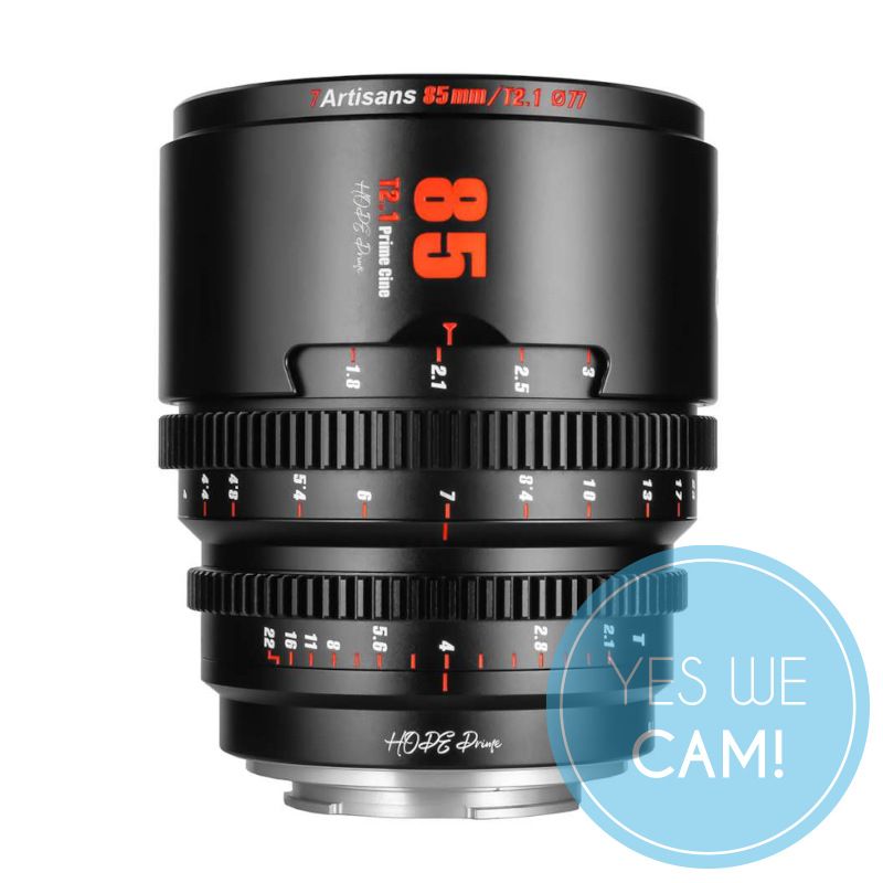 7Artisans Hope 85mm T2.1 schwarz für Sony E S35 Filmproduktion