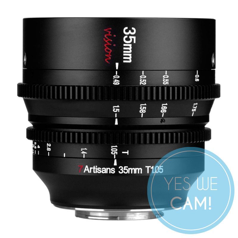7Artisans Vision 35mm T1.05 für Canon RF APS-C Festbrennweite