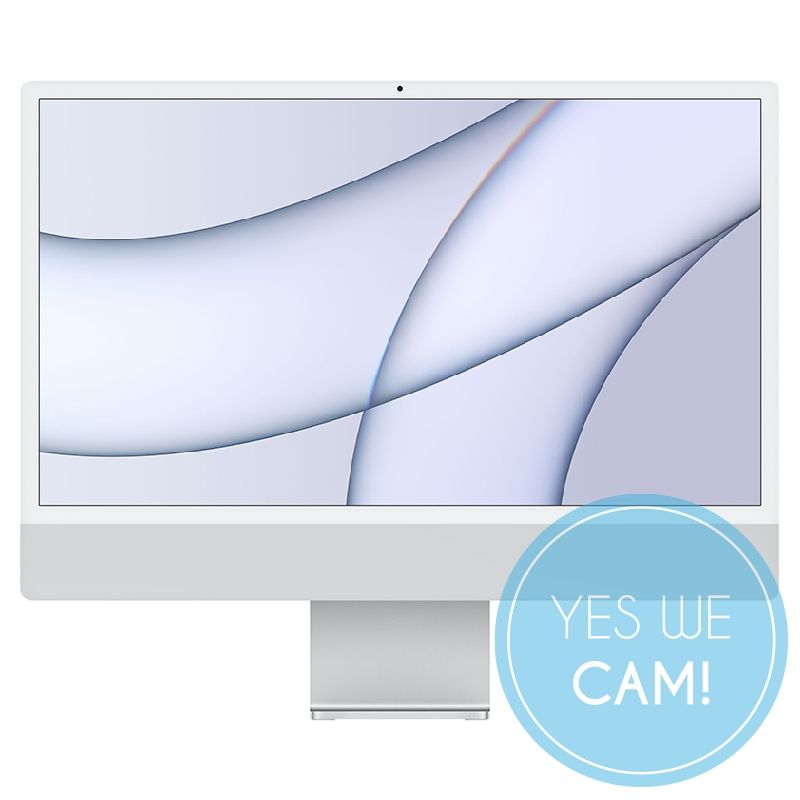 Apple iMac 61cm(24‘‘) M1 7-Core 256GB silber Silber