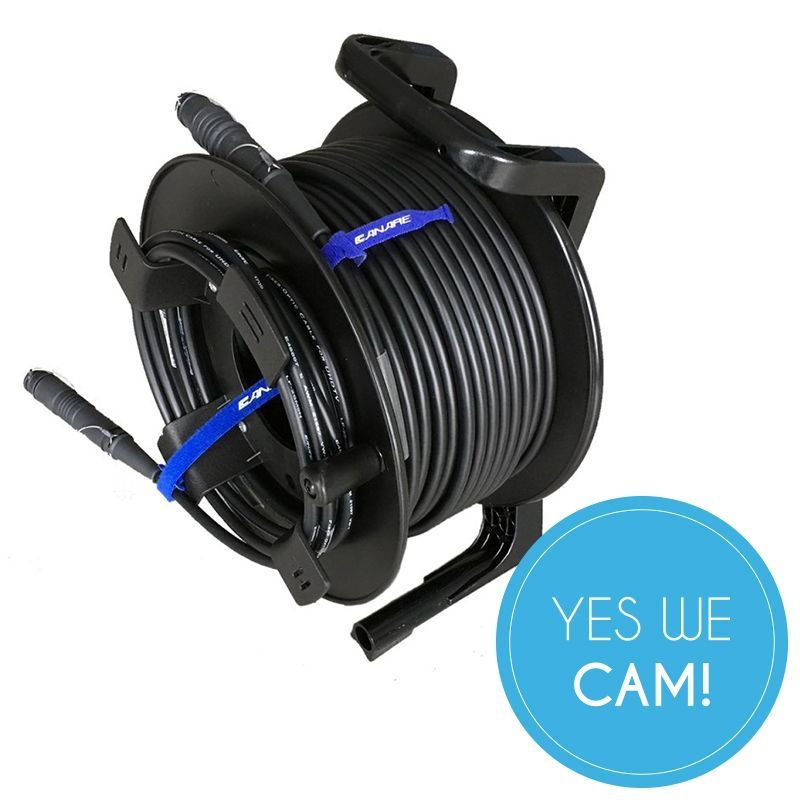 Canare 50m Trommel Hybridkabel SMPTE 311M TV-Signal-Übertragung