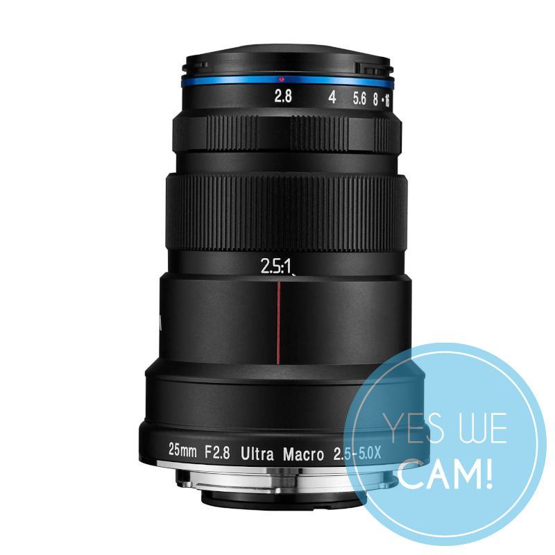 LAOWA 25mm f/2,8 Ultra Macro 2,5-5X für L-Mount Kameraobjektiv 